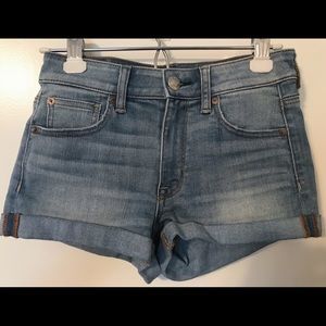 AE Super Super Stretch Denim Shorts
